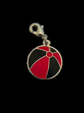 Barbie 2011 Spring Series Charm - Pink & Black Beach Ball #6463